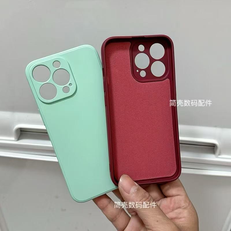 适用淡青液态软壳适用小米17tpro/15/14全包小米17max手机壳超薄k9080