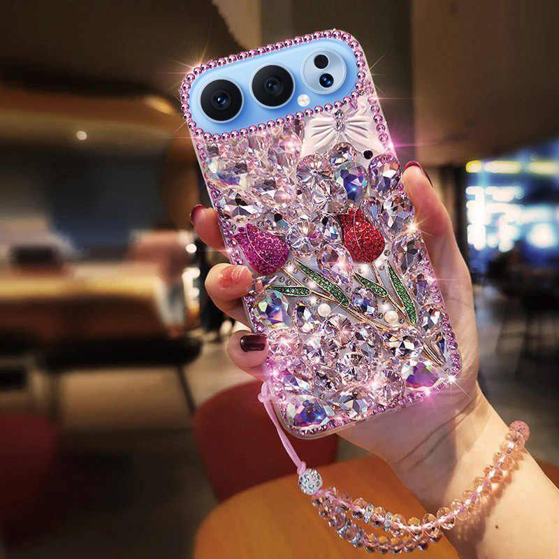 荣耀500手机壳满钻玫瑰花Power2荣耀WIN RT闪钻全包防摔500pro女