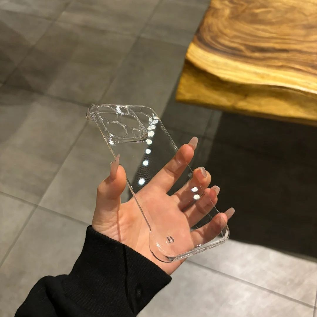 适用无边框高级透明iPhone16151413ProMax手机壳1211/XRXSMax/78P