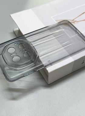 适用透黑色简约适用华为Mate70rs非凡大师手机壳透明软壳超薄硅胶软壳