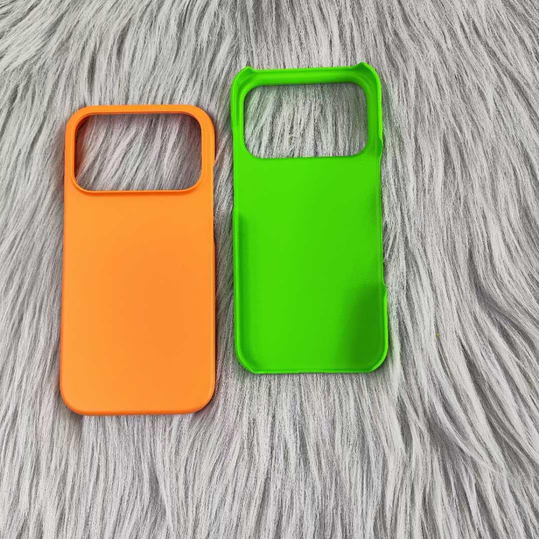 适用橙色适用苹果17Pro手机壳半包超薄硬壳液态iPhone17promax无边框6
