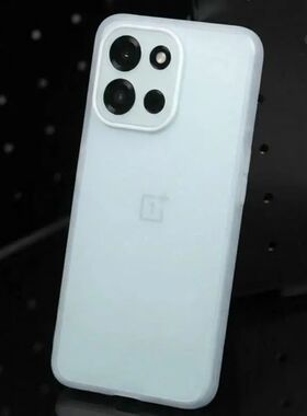 适用于一加Turbo6磨砂手机壳OnePlusTurbo6透白透灰软壳保护套