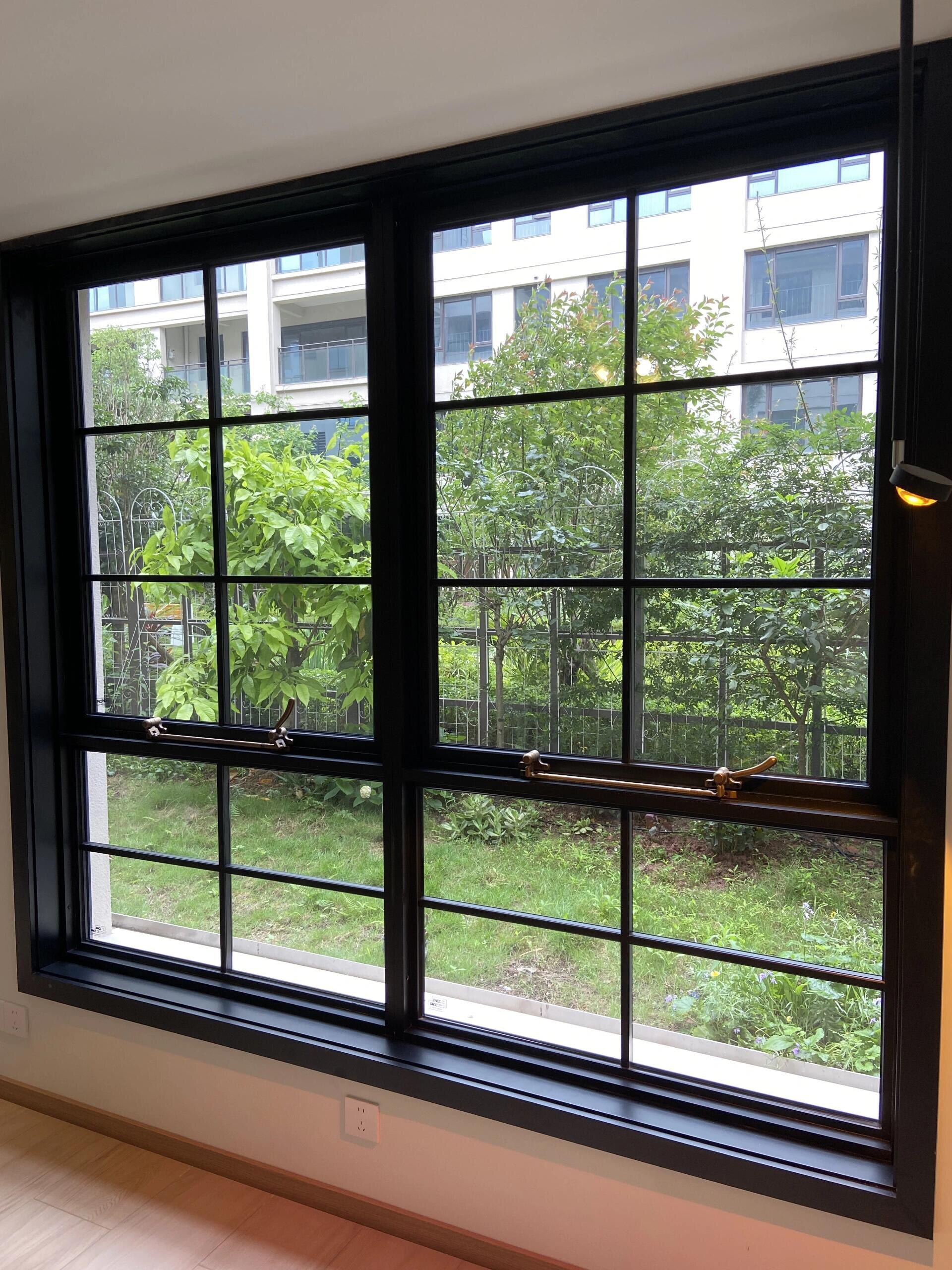 格子老钢窗铝合金窗复古老式钢窗老洋房别墅复古门窗,全屋定制,铝合金窗,淘宝优惠券,粉丝福利购,淘宝优惠卷