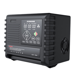 养殖厨房散热轴流负压风机变频器三相380V220V温控调速器控制器