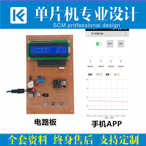 基于51单片机温湿度检测大棚物联网远程无线WIFI控制APP设计成品
