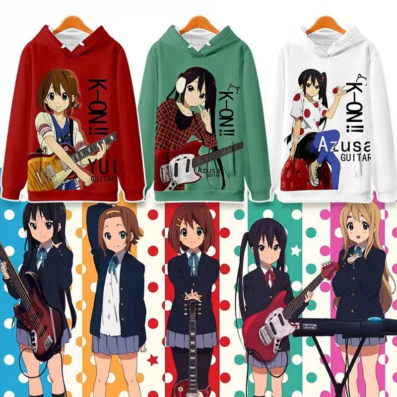 轻音少女k-on卫衣秋山澪平泽唯htt二次元动漫外套秋冬长袖衣服潮