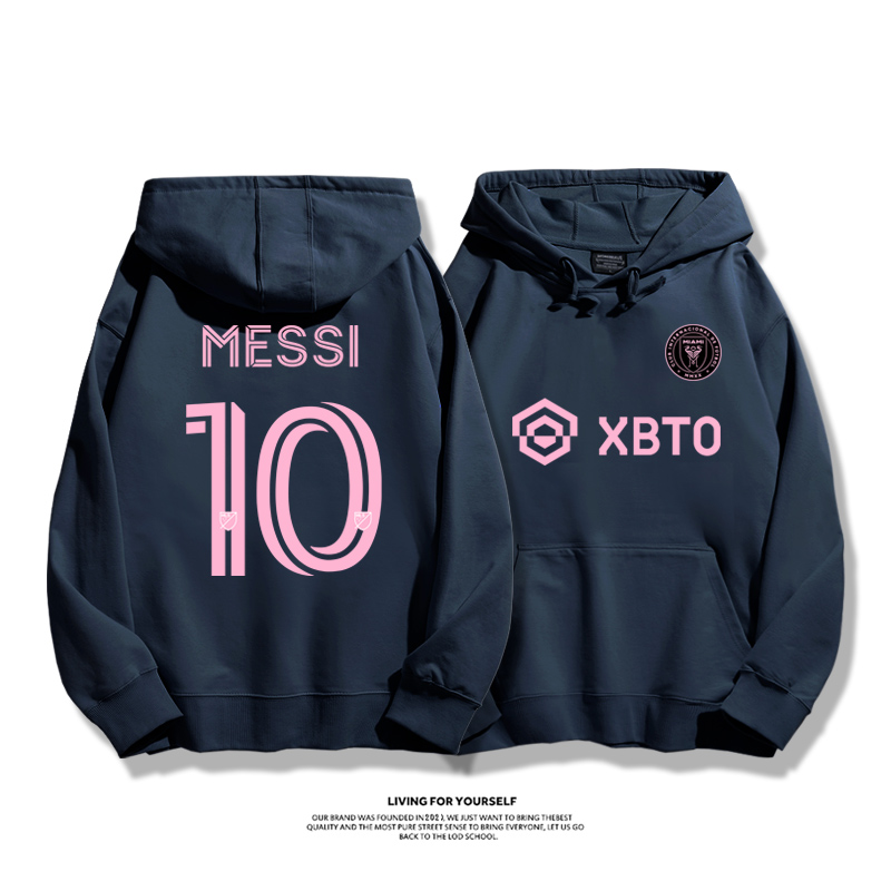梅西卫衣MESSI迈阿密国际梅老板球衣美国大联盟球迷纪念外套男女