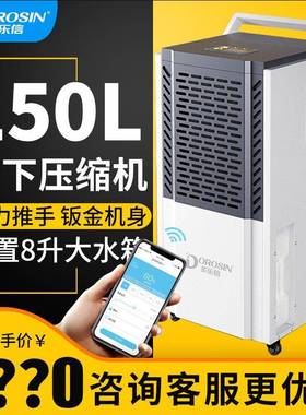 工业除湿机大功率DK150地下室仓库车间家用吸湿器DP-12S