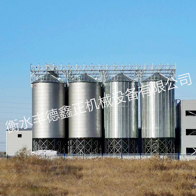 200吨玉米立筒仓自动出料占地小