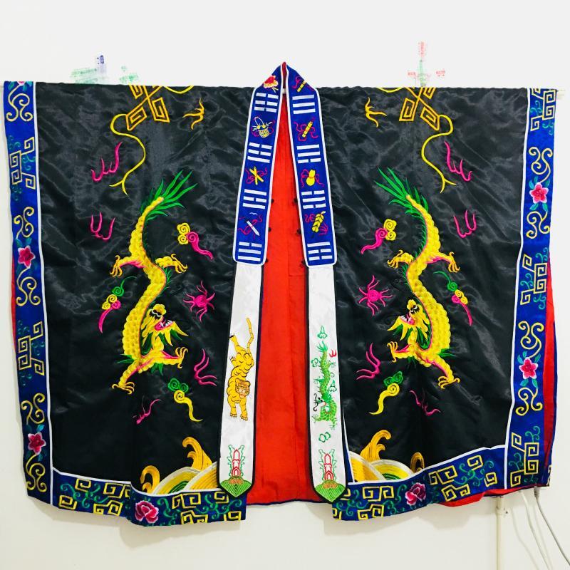 新款道家服饰道士服道服道袍双龙降衣高功法衣双龙衣宵台衣经衣厚