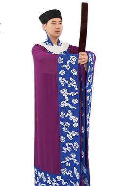 新款天仙洞衣道袍道服道衣古装汉服道士服高功法衣仿真丝戒衣长褂
