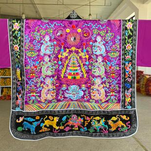 新款双龙降衣道袍高功道服将衣精品刺绣九龙法衣道家道士服装服饰