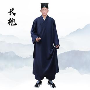 新款道家三清领道袍道服春夏练功服传统道家服装男女同款居士服