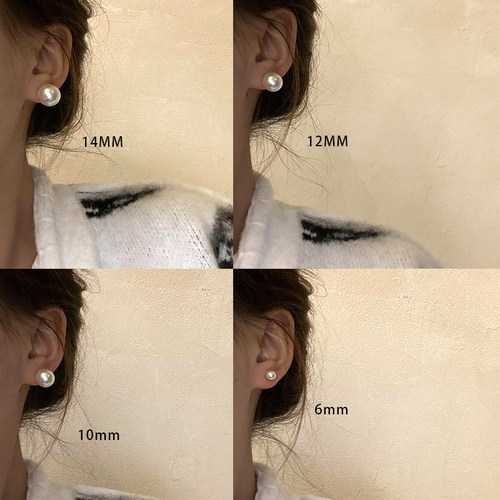 女Jennie同款珍珠耳钉通勤百搭