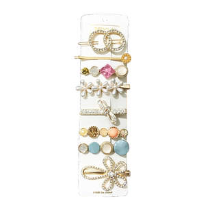 夏季夹子头饰发夹侧边发饰女刘海夹发卡网红2021年新款一字夹卡子