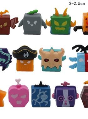 新品手办新品blox fruits恶魔果实游戏周边水果豹纹盒子玩具儿童