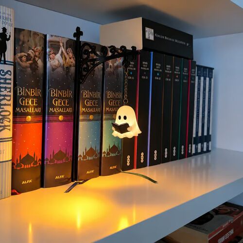跨境新款Ghost Library Shelf Light 书架照明幽灵灯装饰灯阅读灯