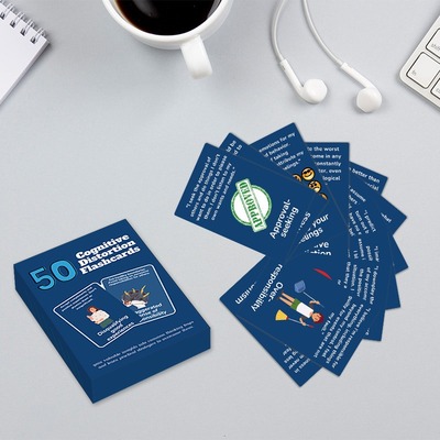 解压 50 Cognitive Distortion Flashcards 思维陷阱50解心理闪卡