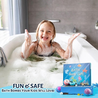 DAYONG Bath Bombs Gift Set- 12 PcsDAYONG玩具沐浴盐球炸弹礼物