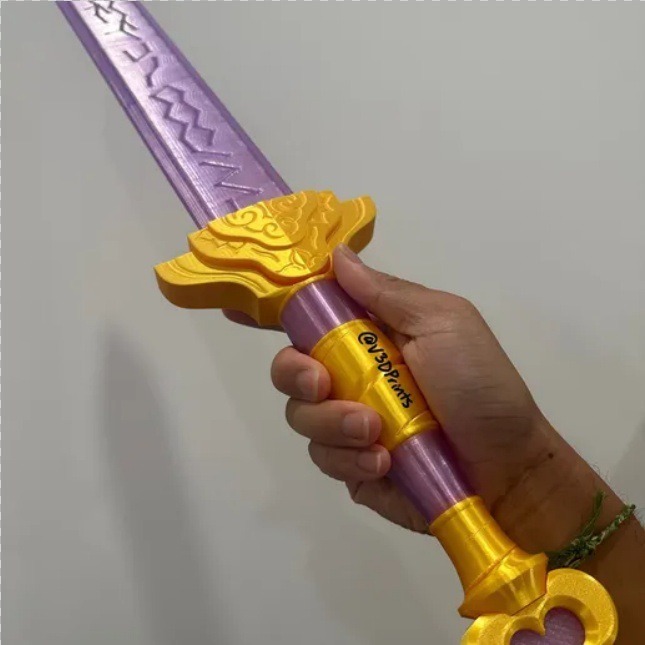 跨境新款Demon Hunter Weapons猎魔女团武器道具装饰角色扮演玩具