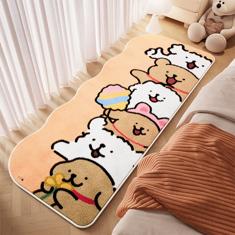 卡通异形地毯床边毯多巴胺儿童房