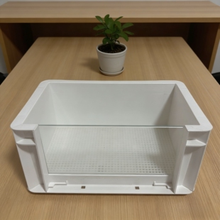 新款乌龟缸可视周转箱生态造景家用鱼龟饲养缸加厚300x200x150mm