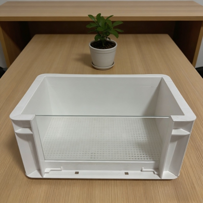 新款乌龟缸可视周转箱生态造景家用鱼龟饲养缸加厚300x200x150mm