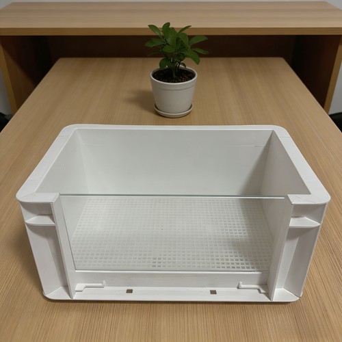 新款乌龟缸可视周转箱生态造景家用鱼龟饲养缸加厚300x200x150mm