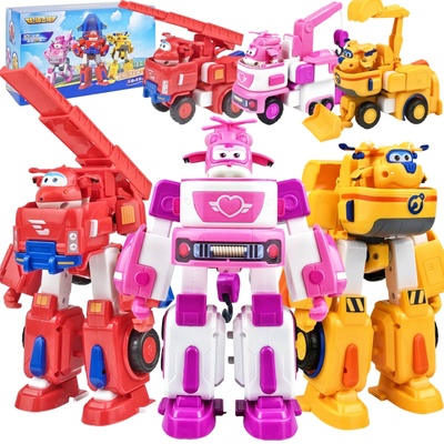 超级飞侠载具大号变形机器人套装