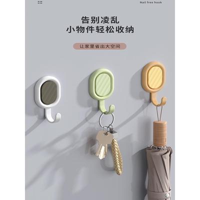 超强力粘钩超承重大号无痕挂钩门后家用厨房免打孔卫生间浴室墙壁