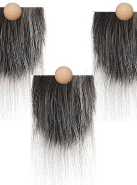 极速Gnome Beads and Fake Beards 6pEcs/set Faux Fur Dwarf Bea