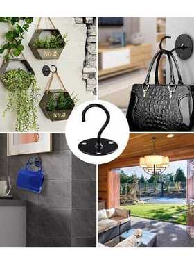 极速4PCS Hooks Multip-Function Metal Wall Hanging Plant Hook