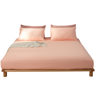 极速纯棉贡缎床笠款床单全棉防滑固定防尘床罩单件1S.8m米床垫罩