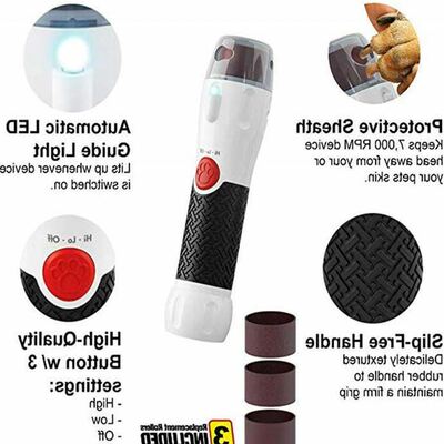 新品NewElectric Pet Nrail Clippers Dog Nail Grinder Puppy