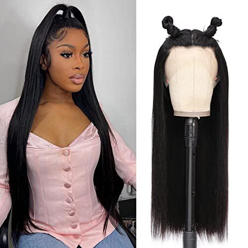 新品DULOVE Lacek Front Wigs Human Hair 13x4 Straight HD Tran