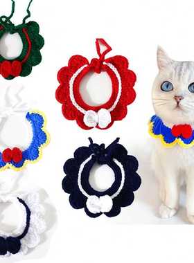 极速1PCS Fagshion Dog Neckerchief Cute Pet Dog Cat Pure Hand