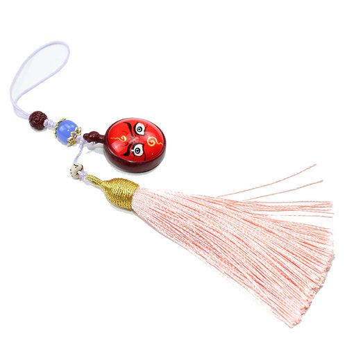 极速易晶缘天然朱砂饰品手机链包G挂圆牌手工编织男女款礼物