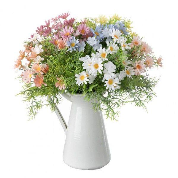 极速Pretty Plastic Flowsers Exquisite Details Faux Silk Flow