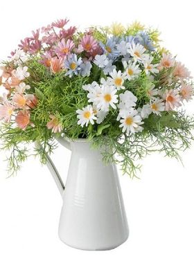 极速Pretty Plastic Flowsers Exquisite Details Faux Silk Flow