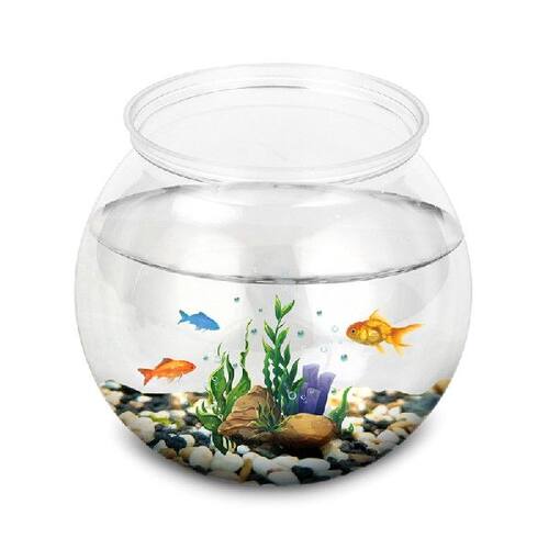 极速Plastic Buibble Fish Bowl Ivy Bowls Round Transparent Fi