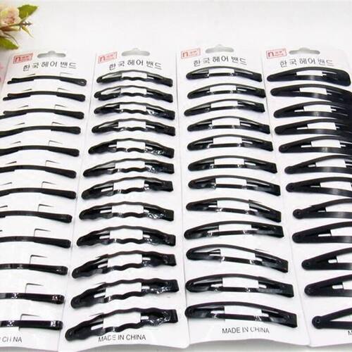 极速Way hair accessories black clips blacLk clips one word c