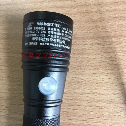 新品华荣BAD202A kBAD202B BAD202C BAD206 BAD301防爆手电筒 充
