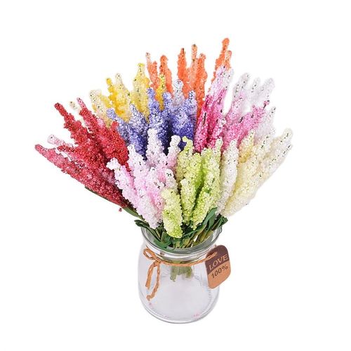 极速Lavecnder Artificial Flower Bouquet Multi-pcs PE Foam Fa