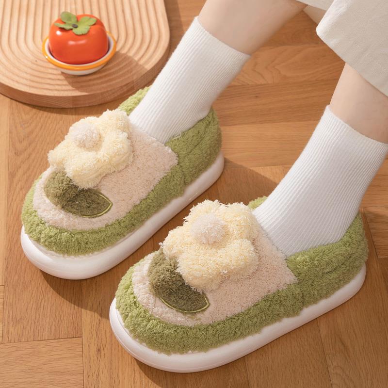 极速棉拖鞋女士冬季2n025新款室内家居防滑厚底包跟保暖月子鞋女
