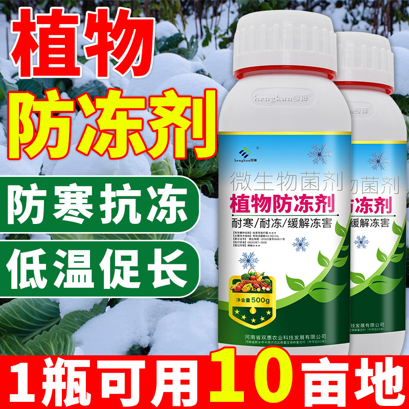 植物防冻剂抗寒防冻液果树树木白菜大蒜蒜苗蔬菜小麦冬季抗冻液
