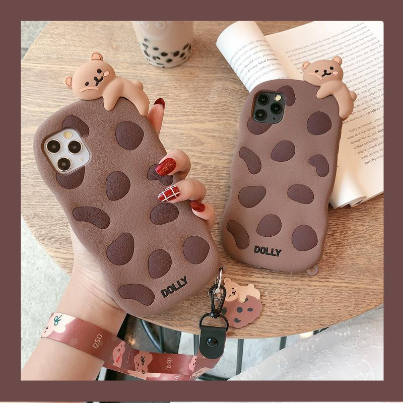 立体软硅胶，全包防摔，网红可爱趴趴