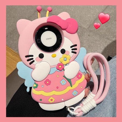 粉色蜜蜂kt立体软硅胶套卡通可爱