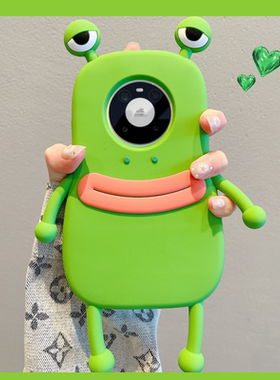 适用华为mate60pro手机壳mate40立体青蛙软硅胶套pura70全包防摔mate50/30女款荣耀9080卡通11可爱nova12新潮