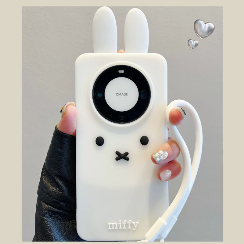 nova12pro立体可爱米菲兔子适用华为mate60pro手机壳mate50全包防摔mate40奶白兔耳朵pura70女款11/9软硅胶套,3C数码配件,手机保护套/壳,淘宝优惠券,粉丝福利购,淘宝优惠卷