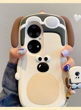 适用vivoY78+手机壳y77立体y76s卡通y53s可爱iqooNeo7大耳朵狗neo6/5se防摔y52sy70s软硅胶z6z5套u3女y93s款